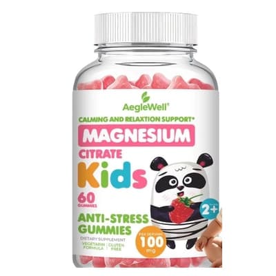 AegleWell Magnesium Citrate Kids Gummies