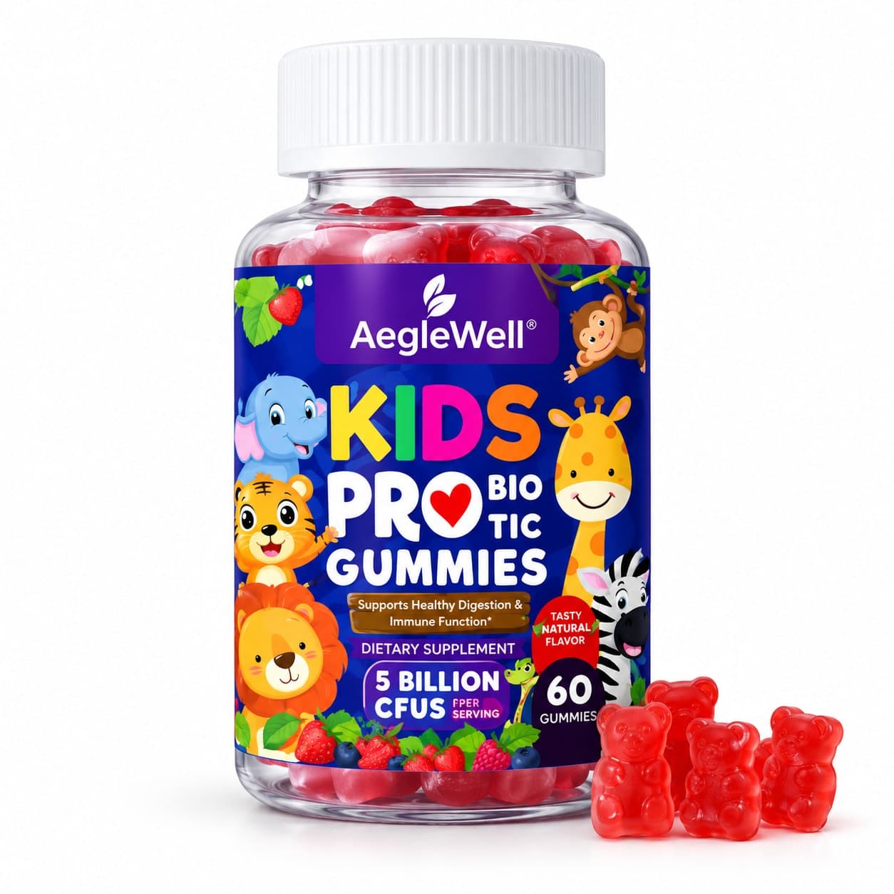 AegleWell Kids Probiotic Gummies