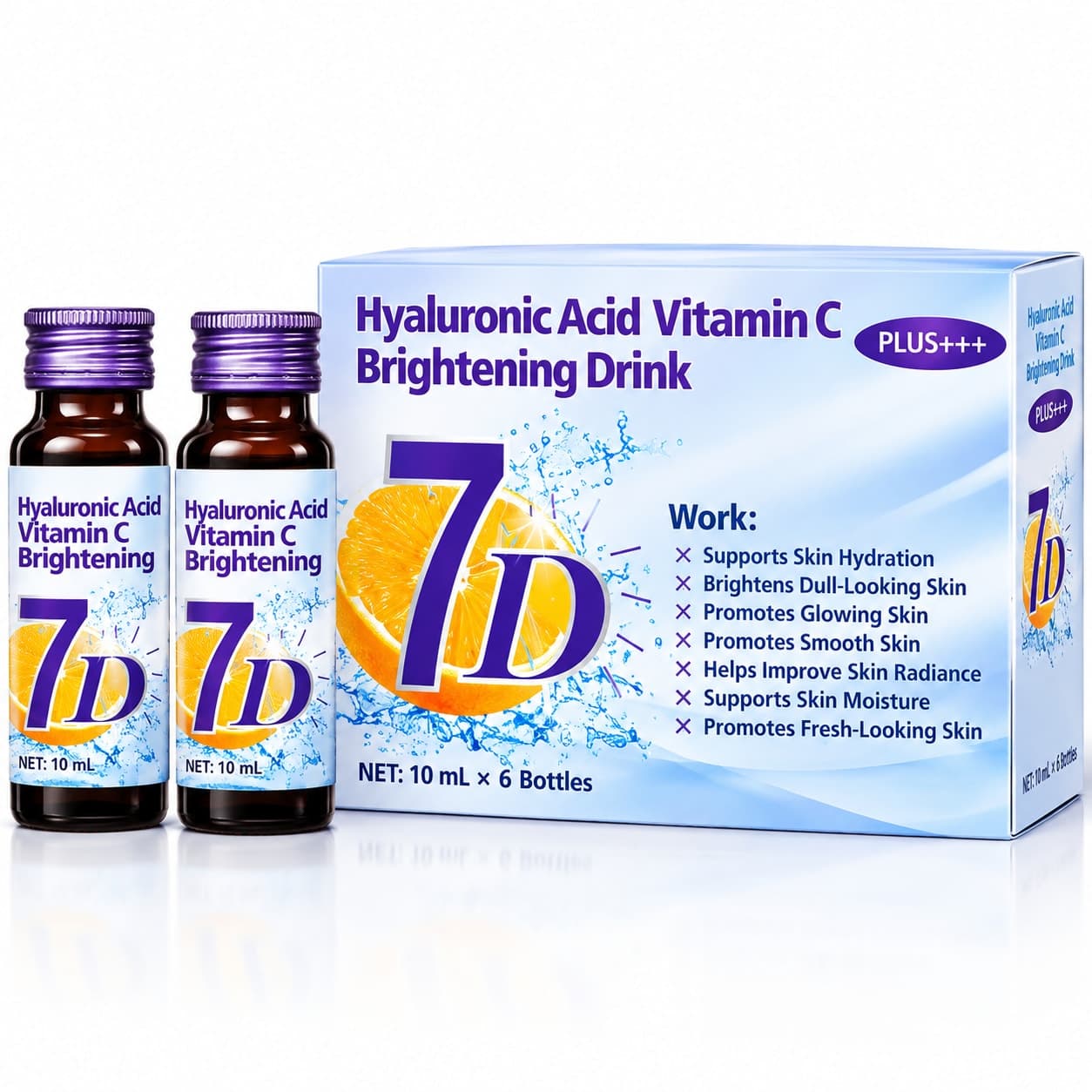 7D Hyaluronic Acid + Vitamin C Brightening Drink
